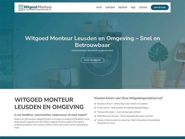 Witgoed monteur leusden