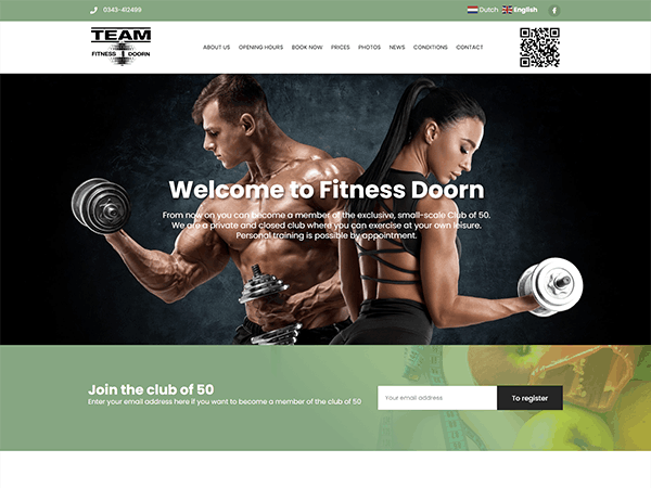 Fitness Doorn