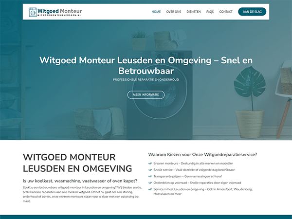 Witgoed monteur leusden