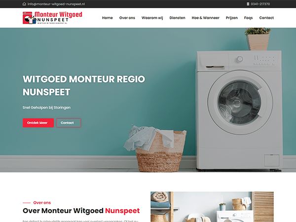 Monteur witgoed nunspeet