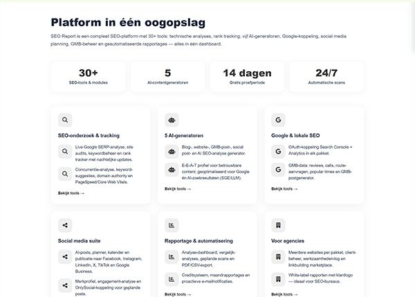 Waarom Kiezen voor SEO Report?