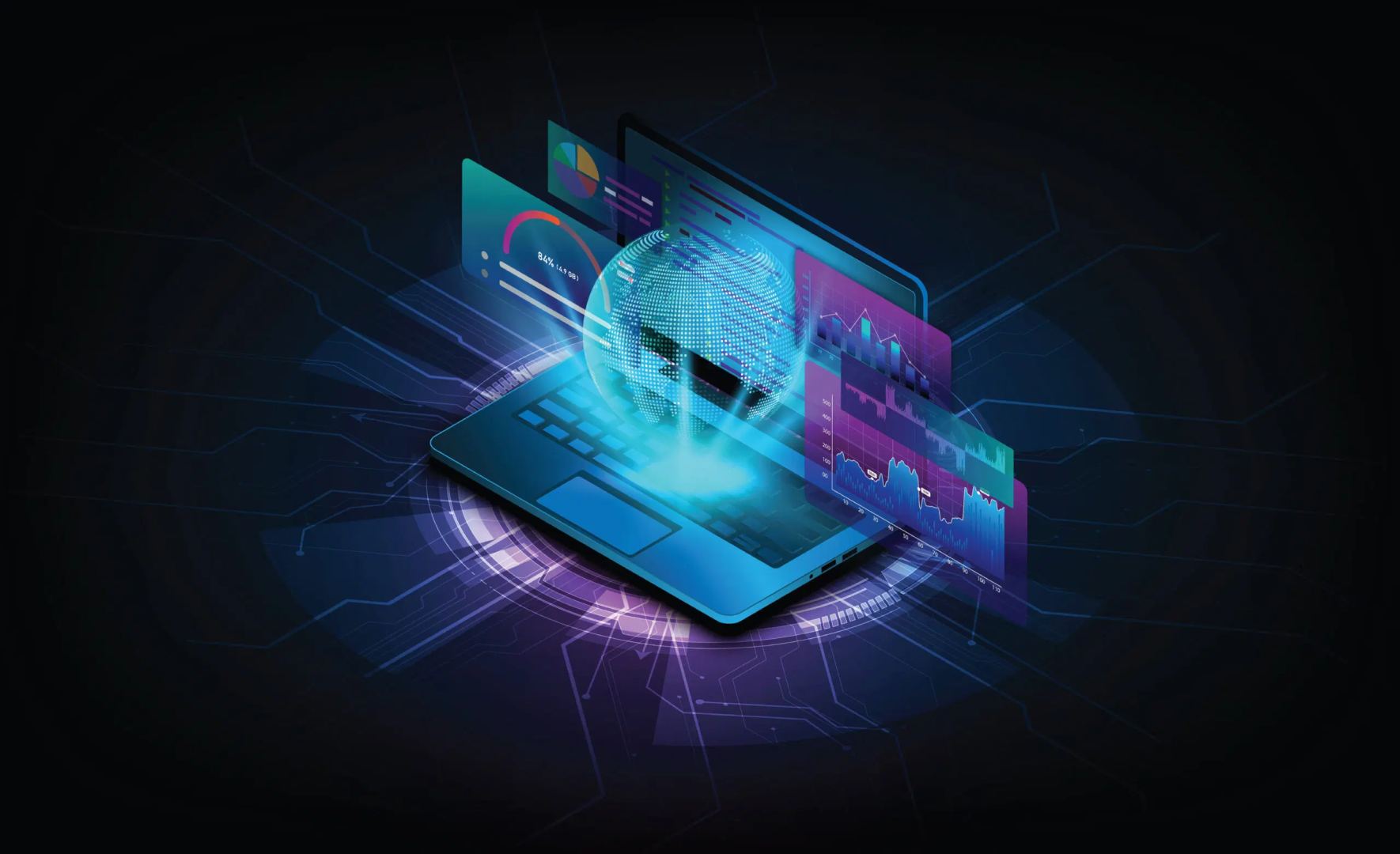 SEO Report dashboard achtergrond