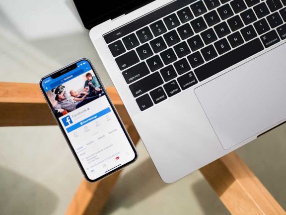 Example of a single post displayed unchanged on four different social media platforms.