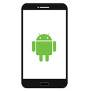 Omarm de Android-ervaring: Android-telefoon met Android-logo