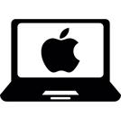 Mac-laptop: symboliseert het iconische Apple-merk