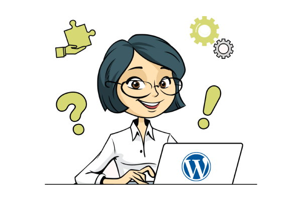 Een WordPress-programmeur geïmplementeerd op een laptop met WordPress Programmeren