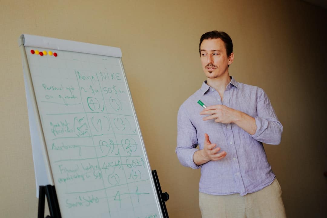 Strategie-overleg tussen ondernemer en webbureau expert